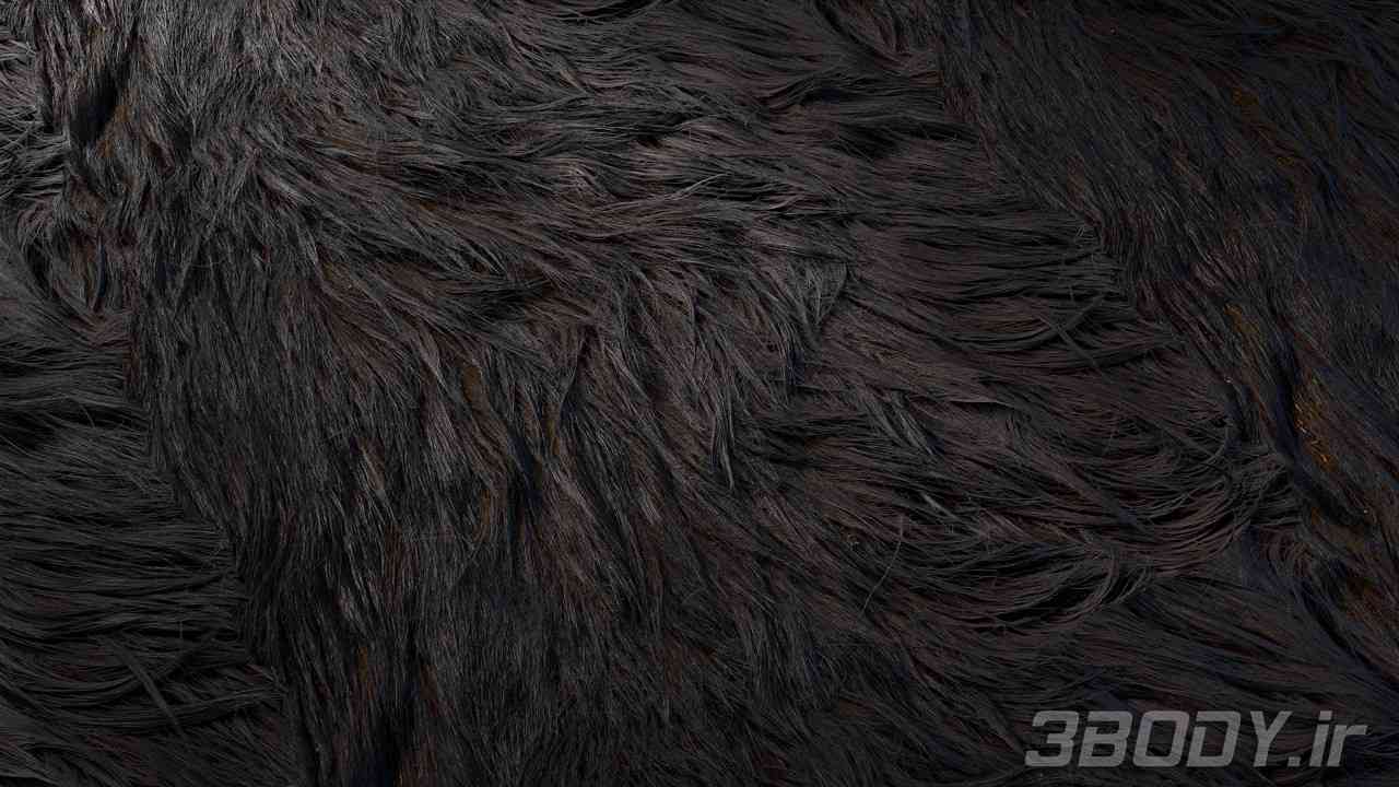 متریال خز حیوان creature fur عکس 1